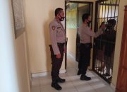 Pastikan Keamanan, Kanit Sabhara Polsek Polsel Cek Ruang Tahanan