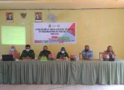 Bhabinkamtibmas Desa Kalekomara Hadiri Lokmin Lintas Sektor UPT Puskesmas Komara