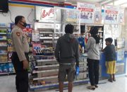 Patroli Dialogis, Personel Polsek Polsel Sambangi Indomaret