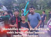Lembaga Seni adat budaya sulawesi PAREWA BESSI menyalurkan bantuan kemanusiaan di Luwu Utara