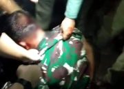 Video: Curi sepeda motor, Oknum Pecatan TNI dengan Seragam Dinas diamuk warga