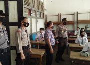 Kasat Binmas Polres Sekadau Tinjau Protokol Kesehatan di SMA Karya