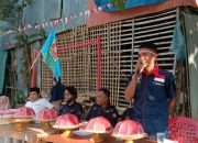 Pemuda Karang Taruna membuka Resmi kegiatan  Semarak Dirgahayu Republik Indonesia Ke 75