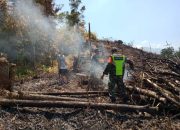 Personel Koramil Ledo Cek ke Lokasi Titik Api