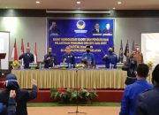 Rapat Konsolidasi Kader Dan Pengukuhan Pelantikan Pengurus DPD-DPC Dan DPRT Partai Nasdem Se-kabupaten Konawe Selatan