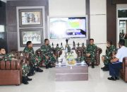 Pangdam XII/Tpr Terima Kunjungan Tim Puldata Sahli Panglima TNI