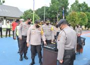 Polres Sekadau Laksanakan Apel Gelar Sarpras Ops Mantap Praja Kapuas 2020
