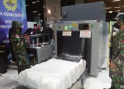 Satgas Pamtas Yonif R 641 Amankan 29 Karung Pakaian Bekas Asal Malaysia