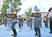 Kesiapan Pengamanan Pilkada, Polres Sekadau Gelar Latihan Dalmas
