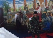 TNI-Polri Bersinergi Lakukan Disinfeksi di Gereja St. Petrus Paulus Sekadau