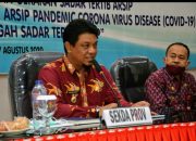 Gerakan Tertib Arsip, Sekdaprov  Sulteng Tekankan Pentingnya Arsip Penanganan Covid 19
