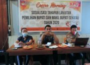 KPU Sekadau Sosialisasi Tahapan Lanjutan Pilkada 2020