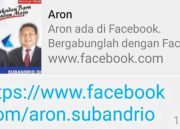 Aron Tegaskan Dirinya Tak Memiliki Akun Facebook 