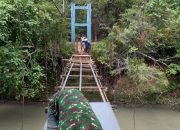 BBS Perbaiki Jembatan Gantung Hion dan Rumah Ibadah Kalaka