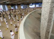 Jamaah Haji menyelesaikan Ritual Rajam di tengah pembatasan sosial