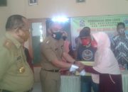 Pemerintah Desa Lentu Gelar Pembagian BLT Tahap V, Sekaligus Gerakan Setengah Miliar Masker