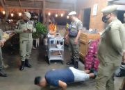 Petugas Gabungan Kota Manado Sweeping Warga Yang Melanggar Protokol Kesehatan