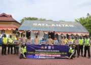 Peringati Hari Lalu Lintas Bhayangkara ke 65, Satlantas Bantaeng Gelar Baksos