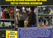 Masih Pergoki pelanggaran,Tim Gabungan Operasi Yustisi Polres Buol Maksimalkan Penerapan Protkes Covid-19.