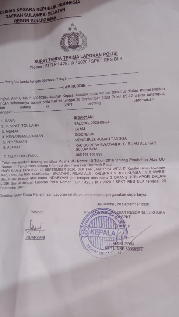Tak Terima dikatakan Pelacur dan Pelakor di Facebook, Indaryani Lapor Polisi