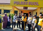 1083 Box Bahan Pokok Bantuan Kemenparekraf Akan di salurkan Polres Buol Kewarga Terdampak Pandemi.