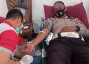 Sat Lantas Polres Tolitoli Gelar Donor Darah, Sambut Hari Lalu Lintas Bhayangkara ke 65.