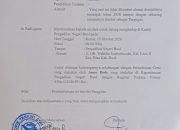 RELAAS PANGGILAN SIDANG PERKARA PERDATA KEPADA TERGUGAT.