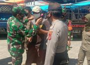Sinergitas TNI-Polri dan Satpol PP, Laksanakan Operasi Yustisi di Pasar Senteral Takalar