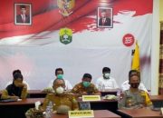 Bupati Bersama Kapolres Buol Hadiri Penanda Tanganan PKS Pencegahan Korupsi Secara Virtual