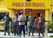 Polres Buol Gelar Apel Gabungan Pelepasan Satgas Yustisi Dalam Rangka Pencegahan Covid -19.