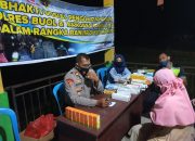 Polres Buol Gelar Bhaksos Pengobatan Gratis Kepada Warga Korban Banjir