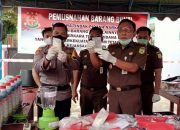 Kapolres Tolitoli Musnahkan Babuk Sabu Seberat 650,899 Gram Dan Senpi Rakitan