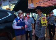 Kapolres Buol Dampingi Wagub Sulteng Tinjau Penerapan Protkes di Batas Buol-Gorontalo