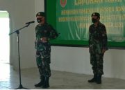 Kodim 1426/Takalar Gelar Acara Korp Raport Kenaikan pangkat Bintara dan Tamtama