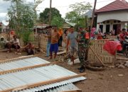 Puting Beliung Terjang Rumah Warga di Kampung Beru Rajaya