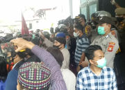 Tolak UU Cipta Kerja, Mahasiswa di Bantaeng Nyaris Bentrok Polisi