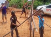 Protes Pemagaran Jalan Usaha Tani, Warga Pundoho dan Andomesinggo Konawe Bongkar Blokade