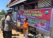 Sambut Maulid Nabi Muhammad SAW, Kapolres Sinjai Gelar Bakti Sosial