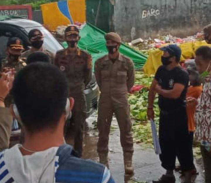 Menjaga Marwah Pasar Sanggam, Pihak Agen Sayur Kol diminta mengosongkan Area yang telah disepakati bersama
