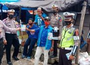 Hari Ke-9 Ops Zebra 2020, Sat Lantas Polres Sinjai Membagikan Brosur Himbauan