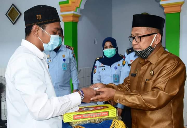 Dengar Kumandang Adzan yang merdu, WBP Lapas Kelas IIA Watampone dari Katolik masuk Islam
