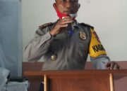 Kasat Binmas Polres Buol Ajak Jemaat Gereja, Disiplin Terapkan Protkes
