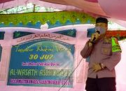 Kapolsek Bunobogu Bersama Bhabinkamtibmas Hadiri Khatam Al-qur’an di Desa Matinan