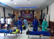 Sambut HUT Polairud Ke-70, Sat Polair Polres Sinjai Gelar Donor Darah