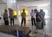 Kapolres Cek Logistik Pilgub Sulteng 2020 di Kantor KPU Buol
