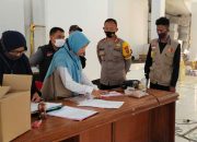 Kapolres Buol Tinjau Proses Pelipatan Surat Suara Pilgub Sulteng di Kantor KPU