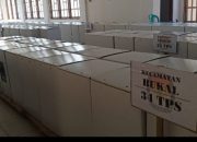 301 Kotak Suara Pilkada Sulteng Tiba di KPU Buol.