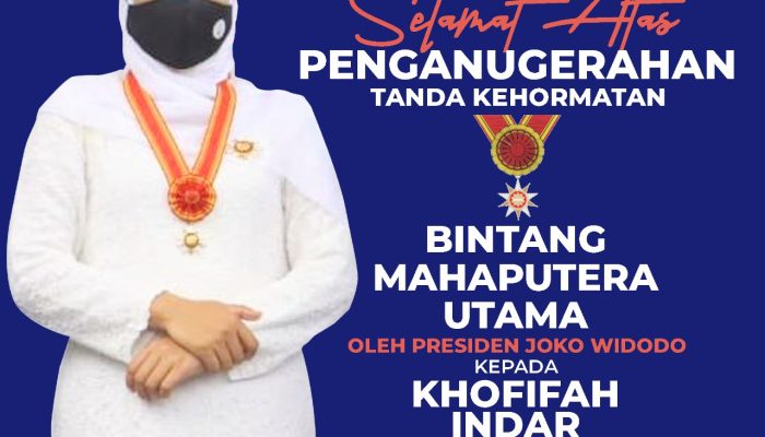 Srikandi Jatim Terima Bintang Mahaputra utama