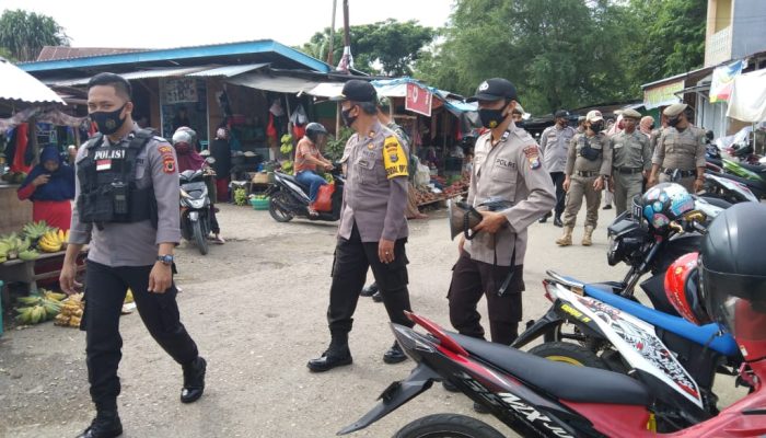 Ops Yustisi, Kabag Ops Polres Sinjai Pimpin Operasi Bersama Tim Gabungan Sasar Pasar Sentral