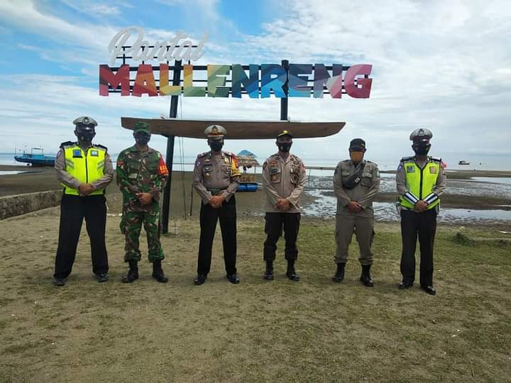 Ops Yustisi, Polres Sinjai Bersama Tim Gabungan Sasar Tempat Wisata